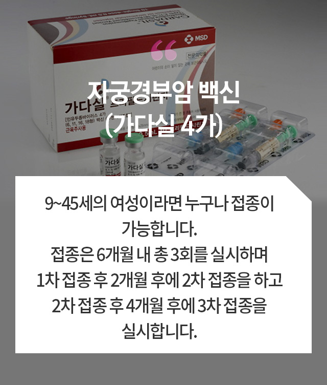 자궁경부암증상,자궁경부암,자궁경부암예방접종